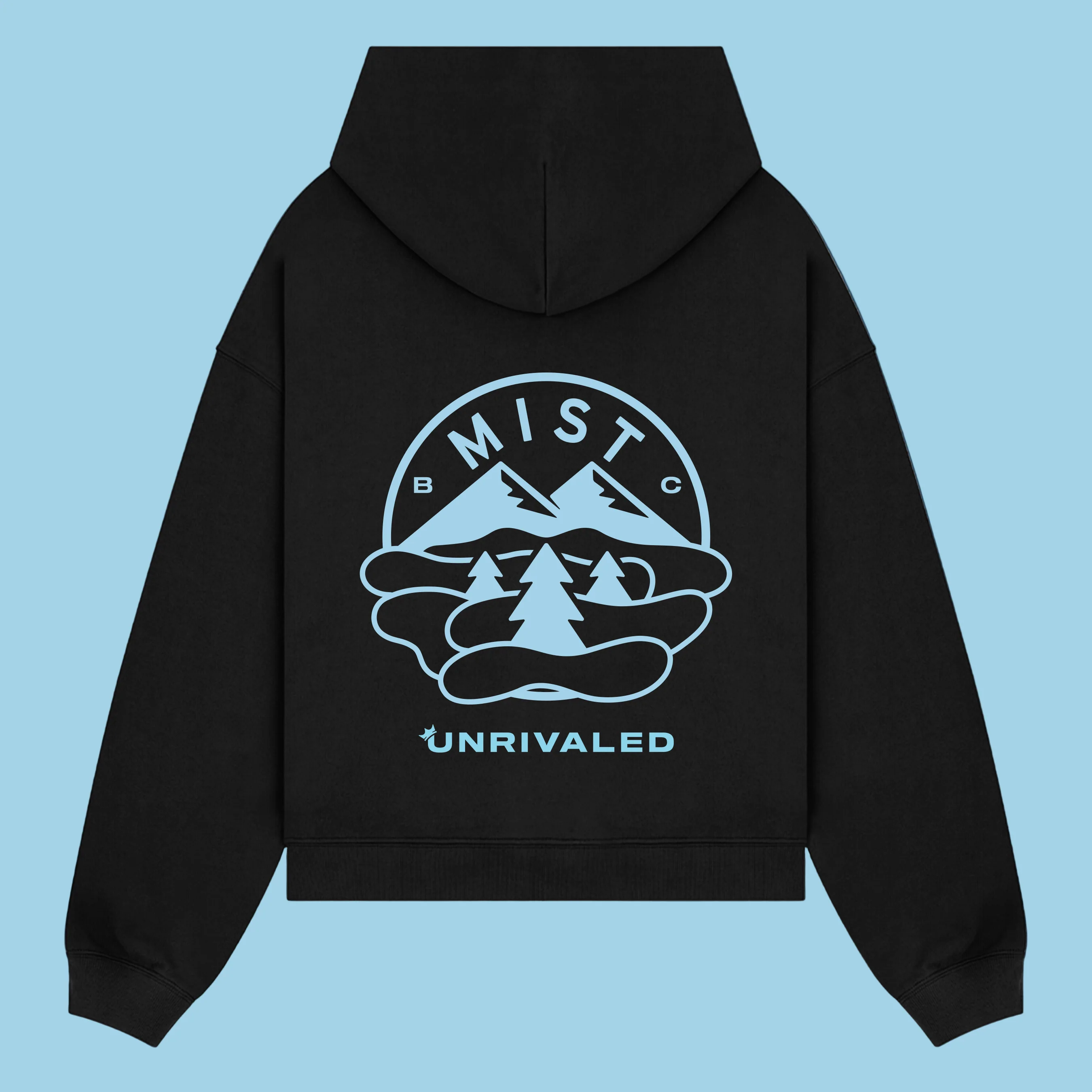 Mist Basketball Club Logo Hoodie - Black - Image 3