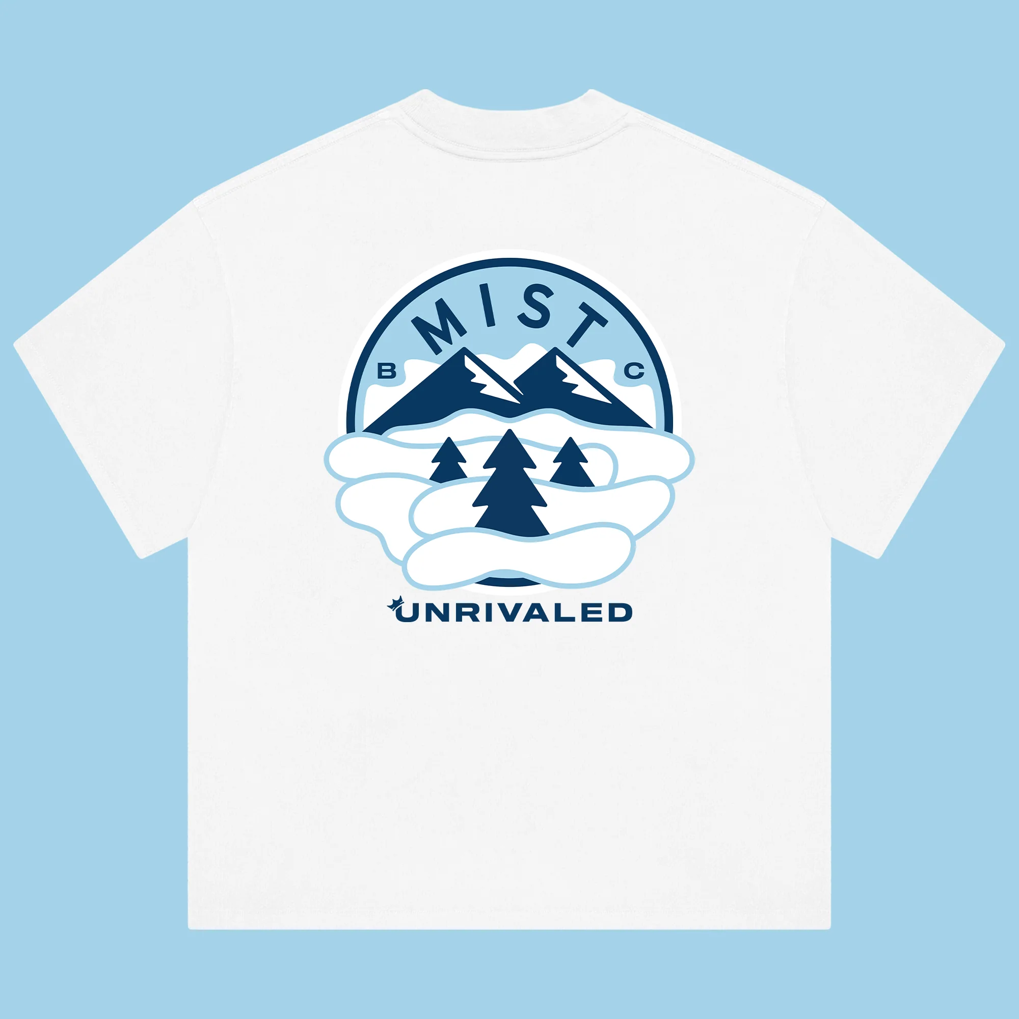 Mist Basketball Club T-Shirt - White - Image 3