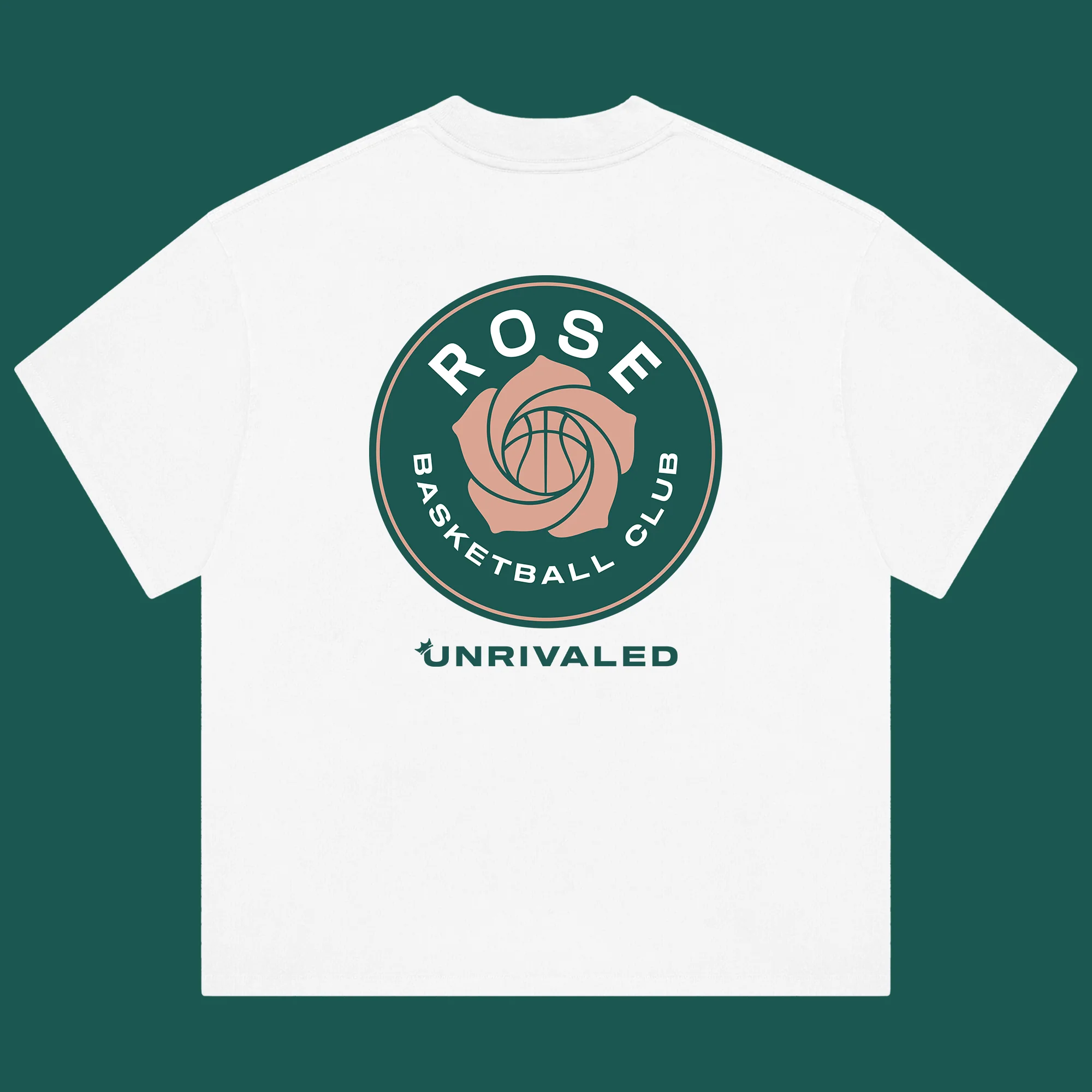 Rose Basketball Club T-Shirt - White - Image 3